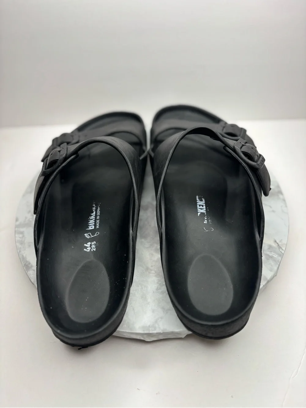 Size 44 Eur- Black Birkenstock Arizona EVA sandals